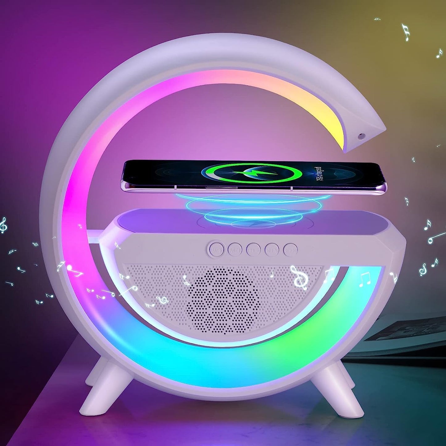 🎵 RGB Wireless Bluetooth Speaker – 360° Sound, LED Mood Light & Multi-Connection Options 🔊✨