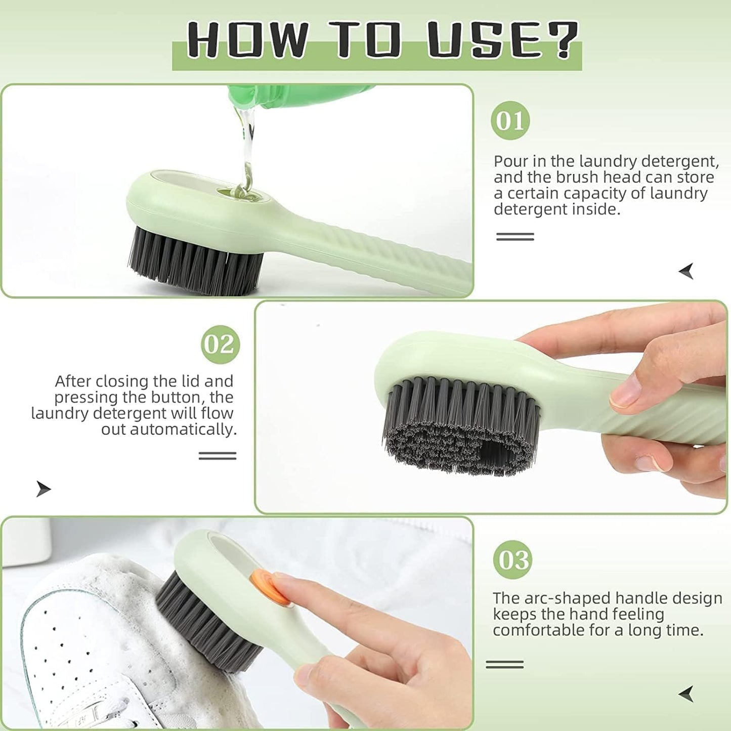 Premium Shoe Cleaning Brush – Gentle & Effective Care for Sneakers, Leather & Suede